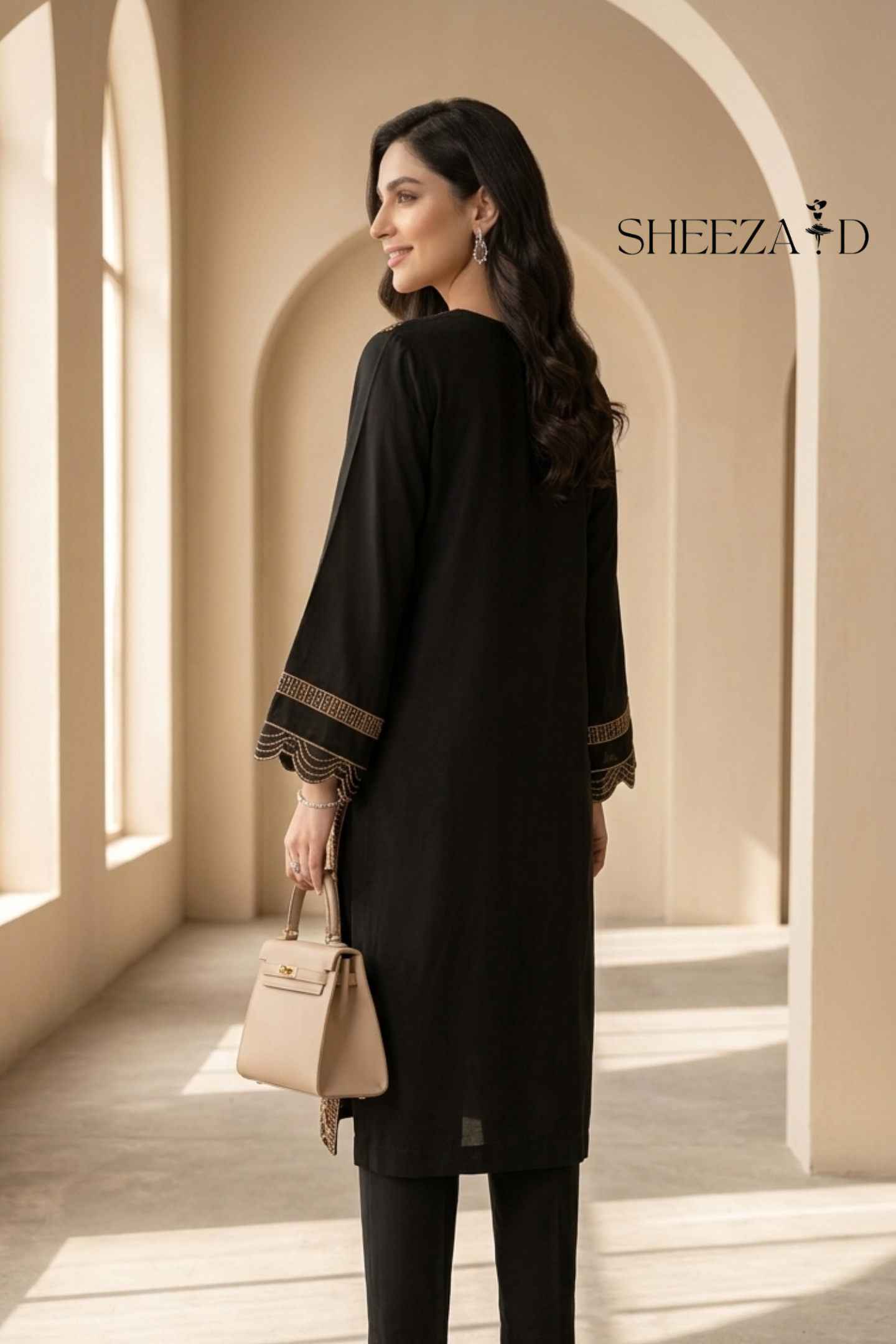 Royal Noir Ready To Wear 3 Pcs Embroidered Viscose | SDVL-05
